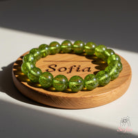 Peridot Stretch Bracelet | Crystal Jewelry