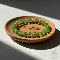 Peridot Stretch Bracelet | Crystal Jewelry