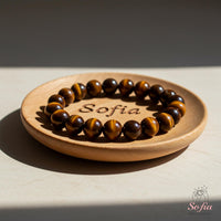 Yellow Tigers Eye Bracelet | Crystal Jewelry