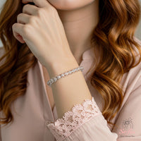 Pulsera de Cuarzo Transparente de 4mm | Joyería de Cristal con Cuentas Finas