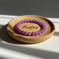 Kunzite Stretch Bracelet | Crystal Jewelry