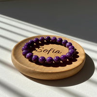 Purple Jasper Bracelet | Beaded Crystal Jewelry