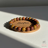 Red Creek Jasper Bracelet | Beaded Crystal Jewelry