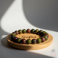 Dragon Bloodstone Bracelet | Beaded Crystal Jewelry