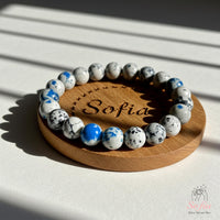 K2 Jasper Bracelet | Beaded Crystal Jewelry