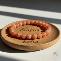 Sunstone Beaded Bracelet | Crystal Jewelry