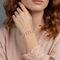 Clear Quartz Stretch Bracelet | Beaded Crystal Jewelry