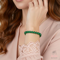 Emerald Bracelet | Beaded Crystal Jewelry