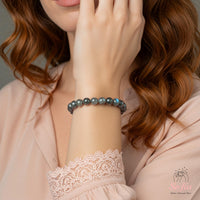 Labradorite Beaded Bracelet | Crystal Jewelry