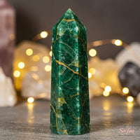 Emerald Crystal Tower | Crystal Stone Decor