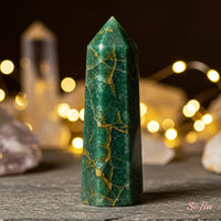Emerald Crystal Tower | Crystal Stone Decor