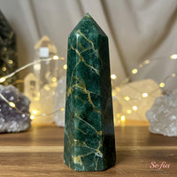 Emerald Crystal Tower | Crystal Stone Decor