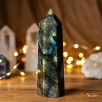 Labradorite Crystal Tower | Crystal Stone Decor