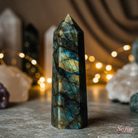 Labradorite Crystal Tower | Crystal Stone Decor