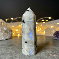 Rainbow Moonstone Crystal Tower | Crystal Stone Decor