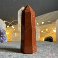 Red Jasper Crystal Tower | Crystal Stone Decor
