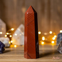 Red Jasper Crystal Tower | Crystal Stone Decor