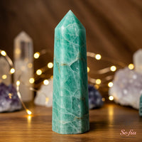 Amazonite Crystal Tower | Crystal Stone Decor