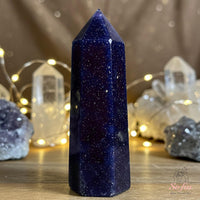 Goldstone Crystal Tower | Crystal Stone Decor