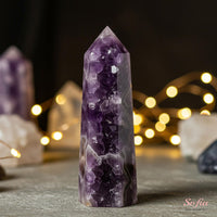 Amethyst Crystal Tower | Crystal Stone Decor