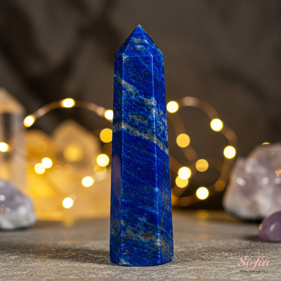 Lapis Lazuli Crystal Tower | Healing Decor - photo 1