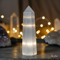 Selenite Crystal Tower | Crystal Stone Decor