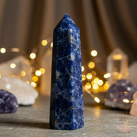 Sodalite Crystal Tower | Crystal Stone Decor