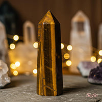 Tigers Eye Crystal Tower | Crystal Stone Decor