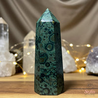 Kambaba Jasper Crystal Tower | Crystal Stone Decor