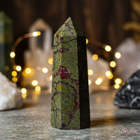 Dragon Bloodstone Crystal Tower | Crystal Stone Decor