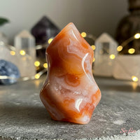 Carnelian Crystal Flame Tower | Crystal Stone Decor