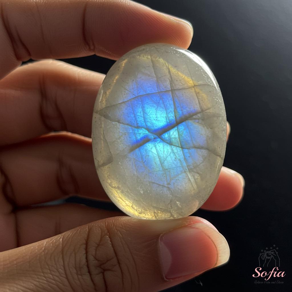 Moonstone Crystal Tumbles | Crystal Stone Decor