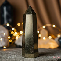 Pyrite Crystal Tower | Crystal Stone Decor