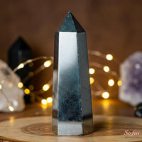Hematite Crystal Tower | Crystal Stone Decor