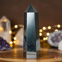 Hematite Crystal Tower | Crystal Stone Decor