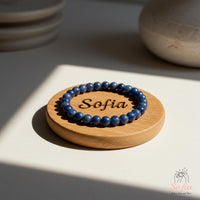 4MM Blue Aventurine Bracelet | Dainty Beaded Crystal Jewelry
