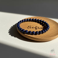 4MM Goldstone Bracelet | Dainty Beaded Crystal Jewelry