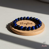 Blue Tigers Eye Bracelet | Crystal Jewelry