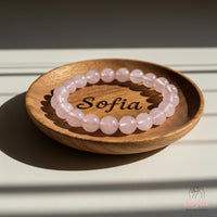 Rose Quartz Bracelet | Crystal Jewelry