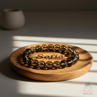 Smoky Quartz Stretch Bracelet | Crystal Jewelry