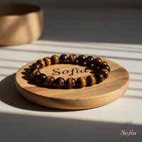 Yellow Tigers Eye Bracelet | Crystal Jewelry