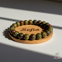 Dragon Bloodstone Bracelet | Beaded Crystal Jewelry