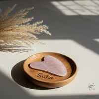 Rose Quartz Gua Sha Facial Massage Tools