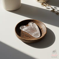 Clear Quartz Gua Sha Wellness Tool | Facial Massage Tools