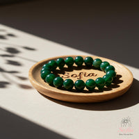 Emerald Bracelet | Beaded Crystal Jewelry