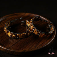 Tigers Eye Beaded Bracelet | Beaded Crystal Jewelry
