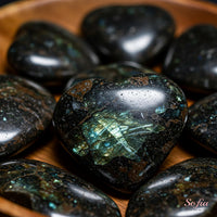 Arfvedsonite Crystal Heart | Crystal Stone Decor