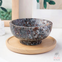 UV-Reactive Yooperlite Crystal Bowl | Crystal Stone Decor