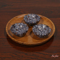 UV-Reactive Yooperlite Crystal Bowl | Crystal Stone Decor