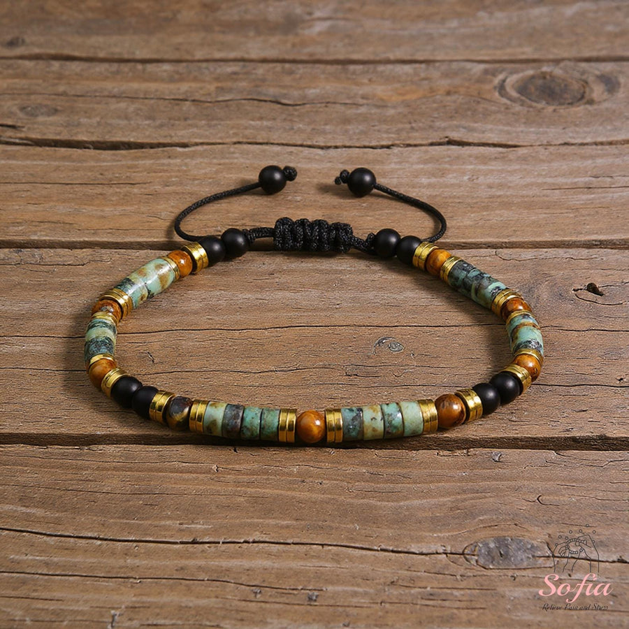 Turquoise Bracelet | Healing Crystal Jewelry â€?Gift for Her & Gift for Him - photo 1